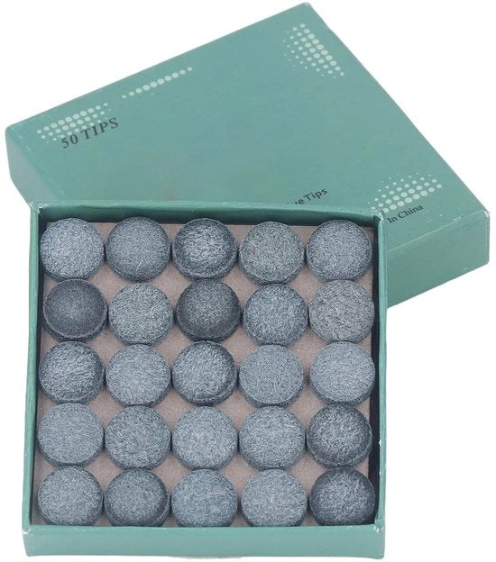 Set di sostituzione per bilhar e snooker 50 pezzi - Accessori per bilhar e snooker - Set di punte per poolstick - Accessori per bilhar e snooker - Controllo della palla migliorato - Accessori essenziali