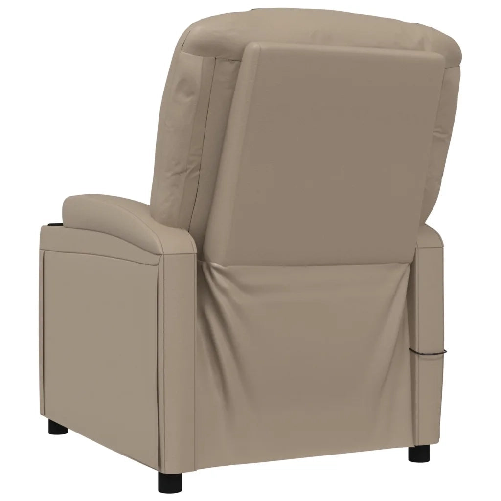 Poltrona Massaggiante Cappuccino in Similpelle 342718