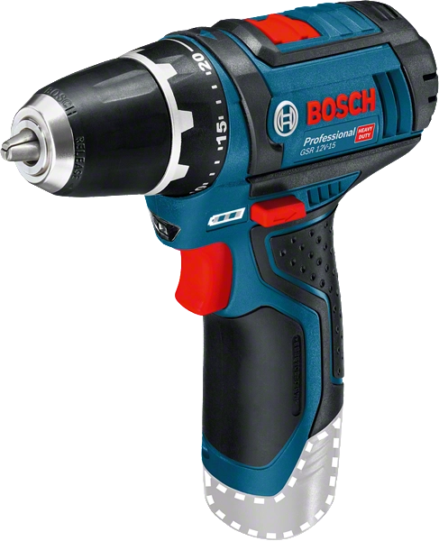 Avvitatore Bosch 12V 15nm con mandrino autoserrante 10mm solo corpo GSR 12V-15