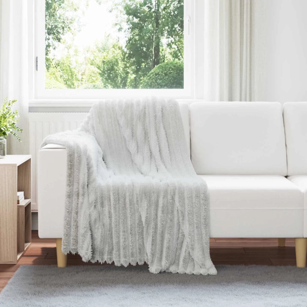 Coperta Grigio 150 x 130 cm Panno 42016833