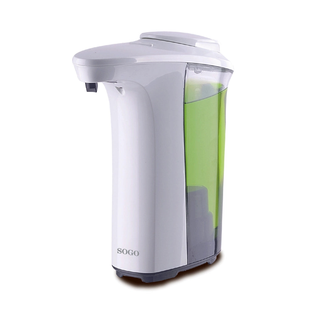 Distributore sapone automatico touchless, sensore infrarossi movimento, 5 livelli dosaggio 500ml bagno cucina - SOGO
