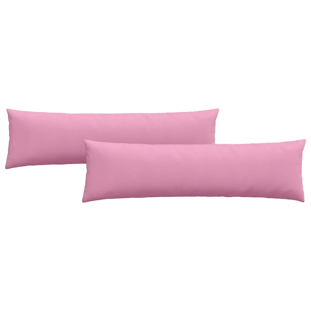 Cuscini da Divano 2 pcs Rosa 145 x 40 cm Tessuto 42013840