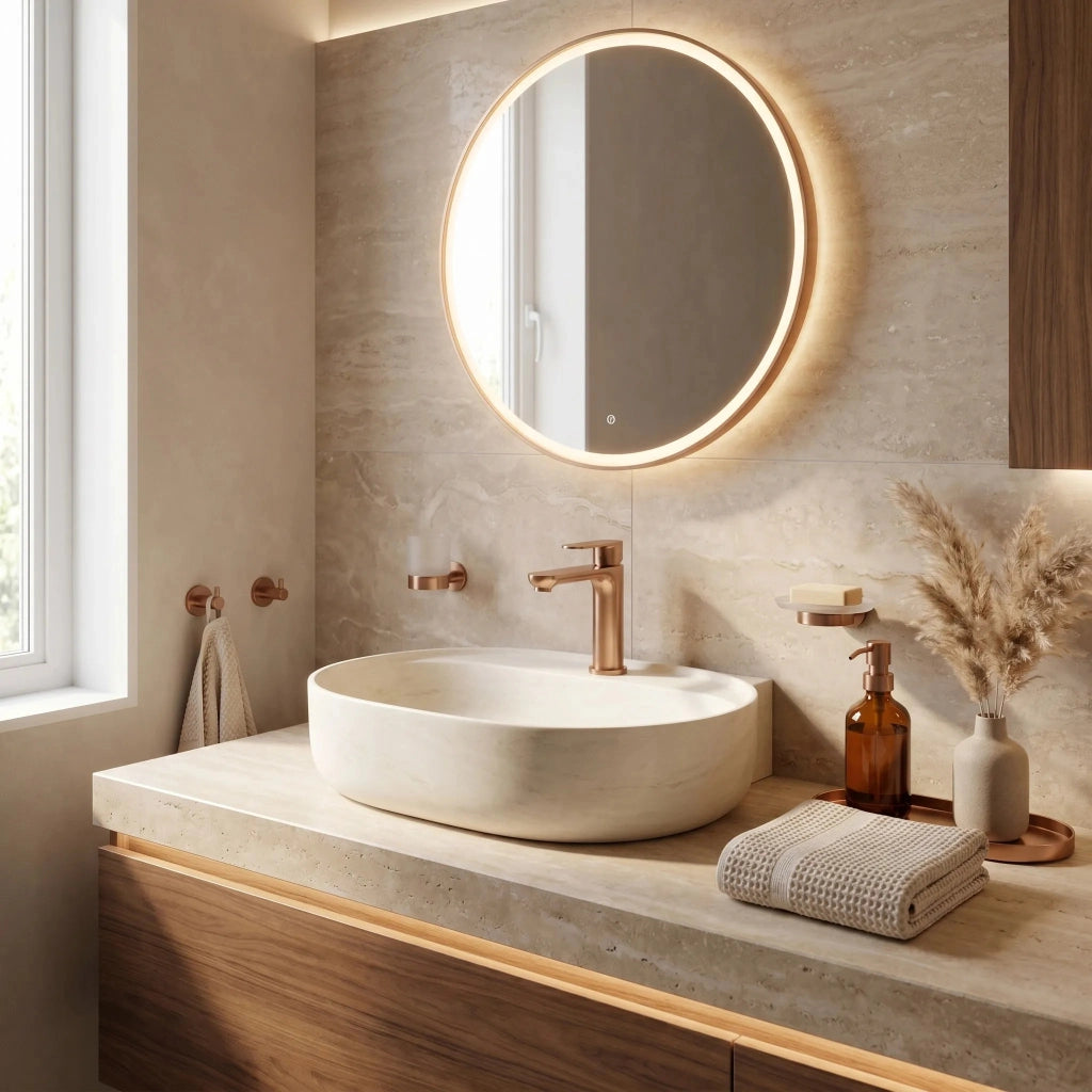Rubinetto Da Bagno Rea Logan Brush Copper
