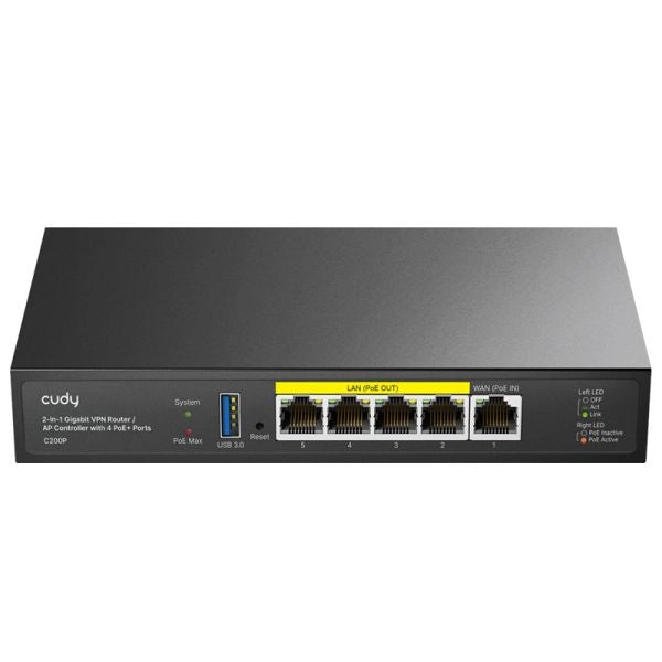 Cudy c200p - router 2-in-1 smb ap controller - CUDC200P