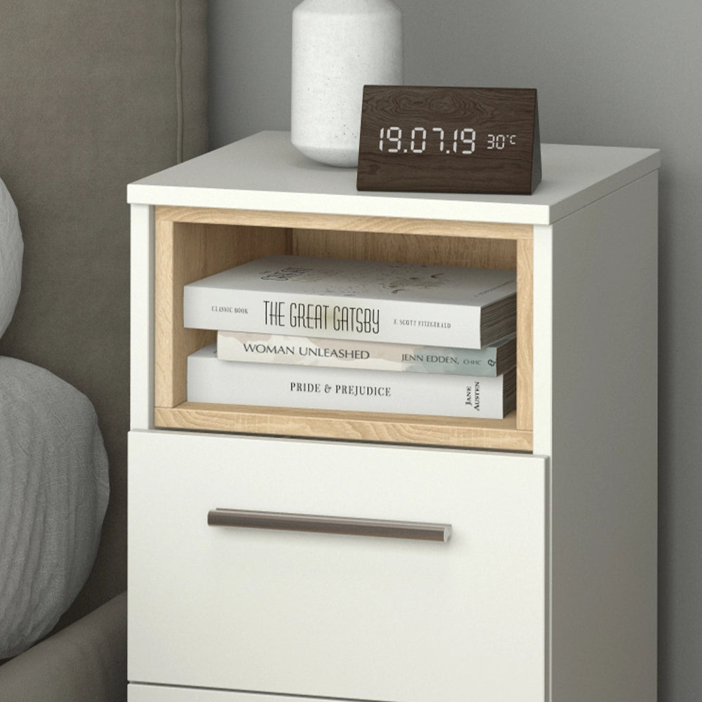 Vicco Comodini camera da letto Bianco 36 x 68 cm