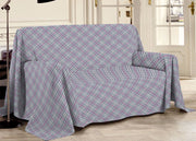 Telo Arredo Multiuso Linea Pensieri Delicati 100% Cotone Disegno Scotty - Singolo - Rosa