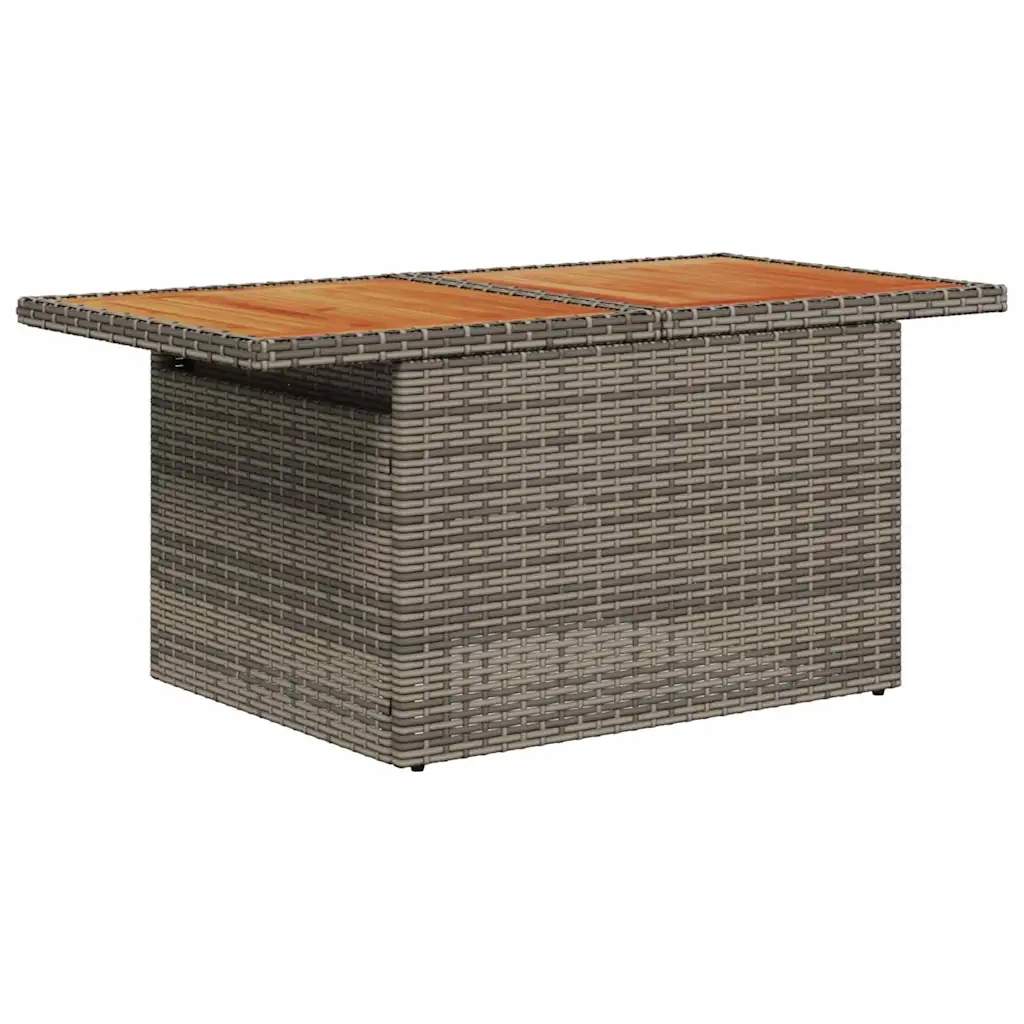 Set Divano da Giardino 5 pcs Grigio polyrattan 3358127