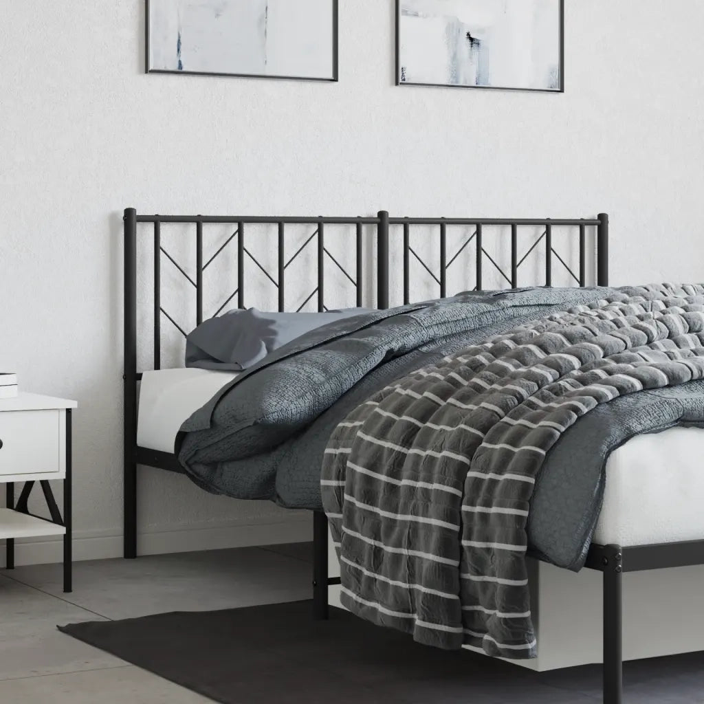 Testiera | Testata di Ricambio in Metallo Nero 150 cm