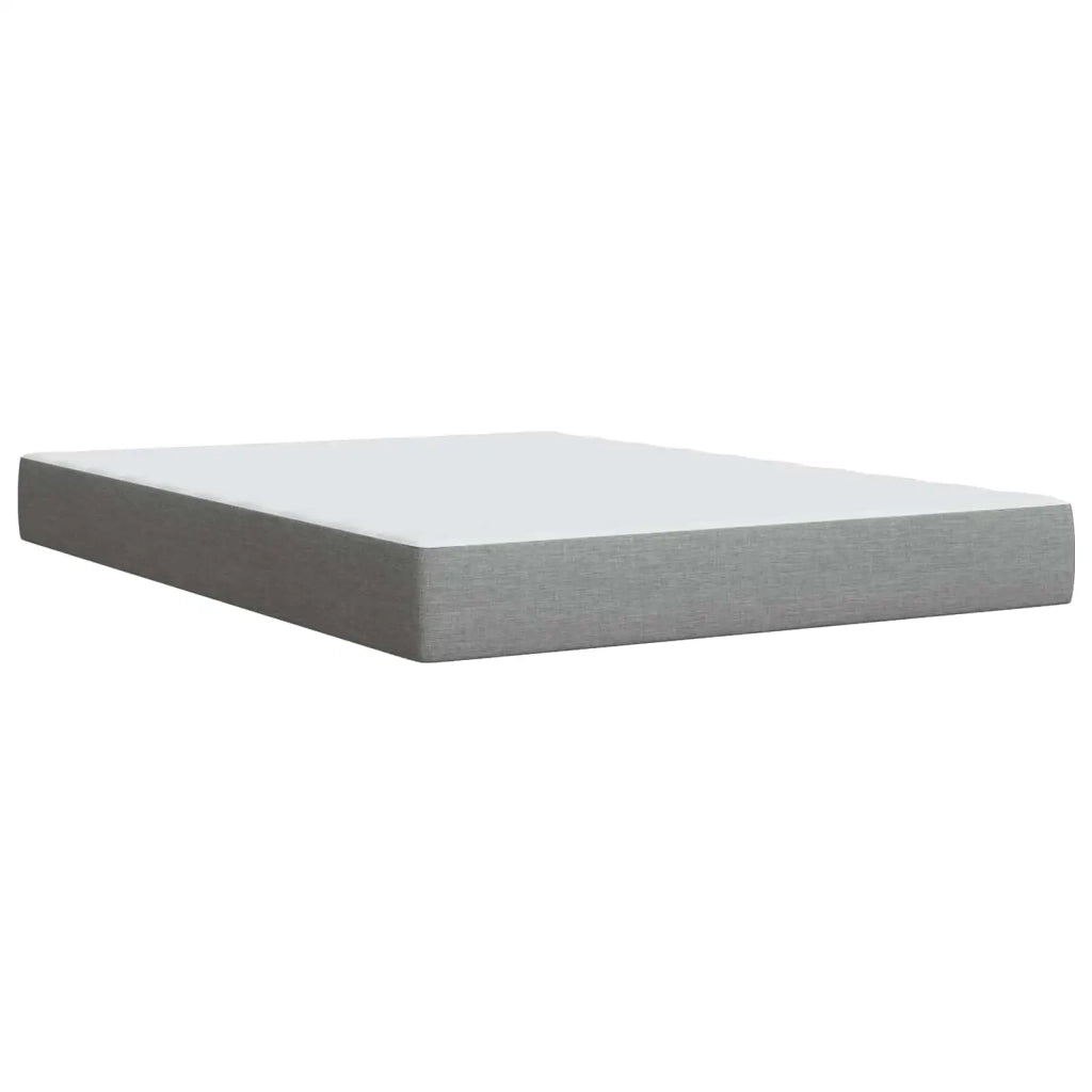 Letto box spring con materasso Grigio Chiaro 160 x 200 cm 3450986