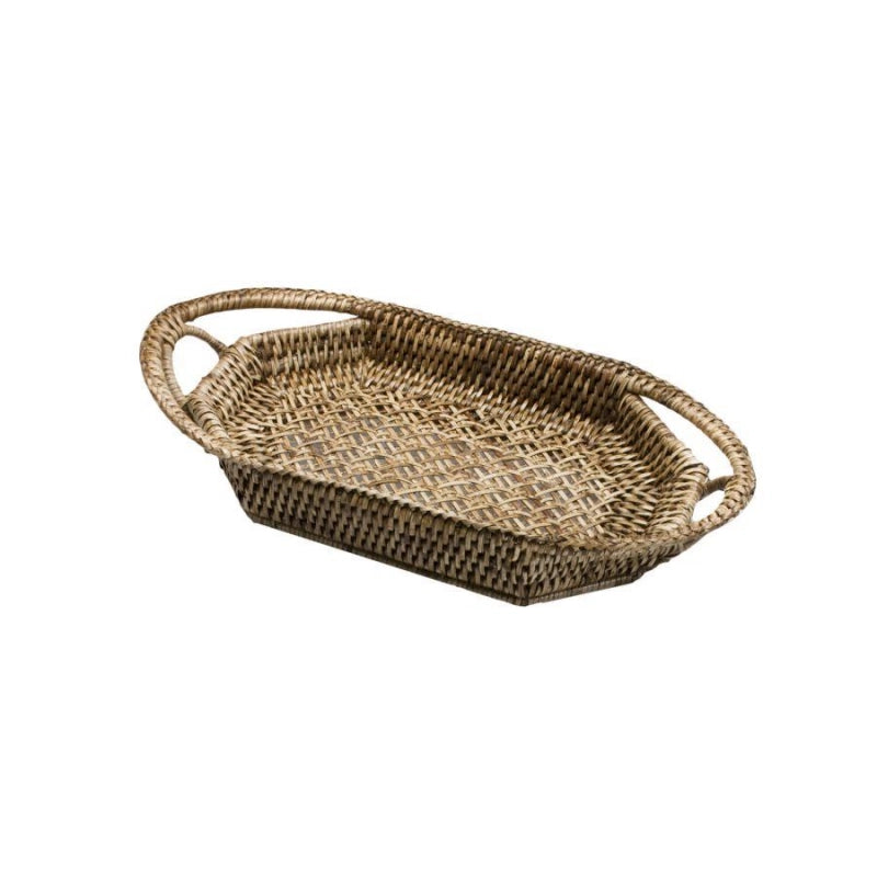 Cestina vimini barchetta birman ovale cm 32x15h6
