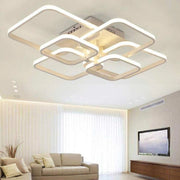 Trade Shop - Lampadario Plafoniera Con Quadrati Lampada Da Soffitto Led Design Moderno C26-b -