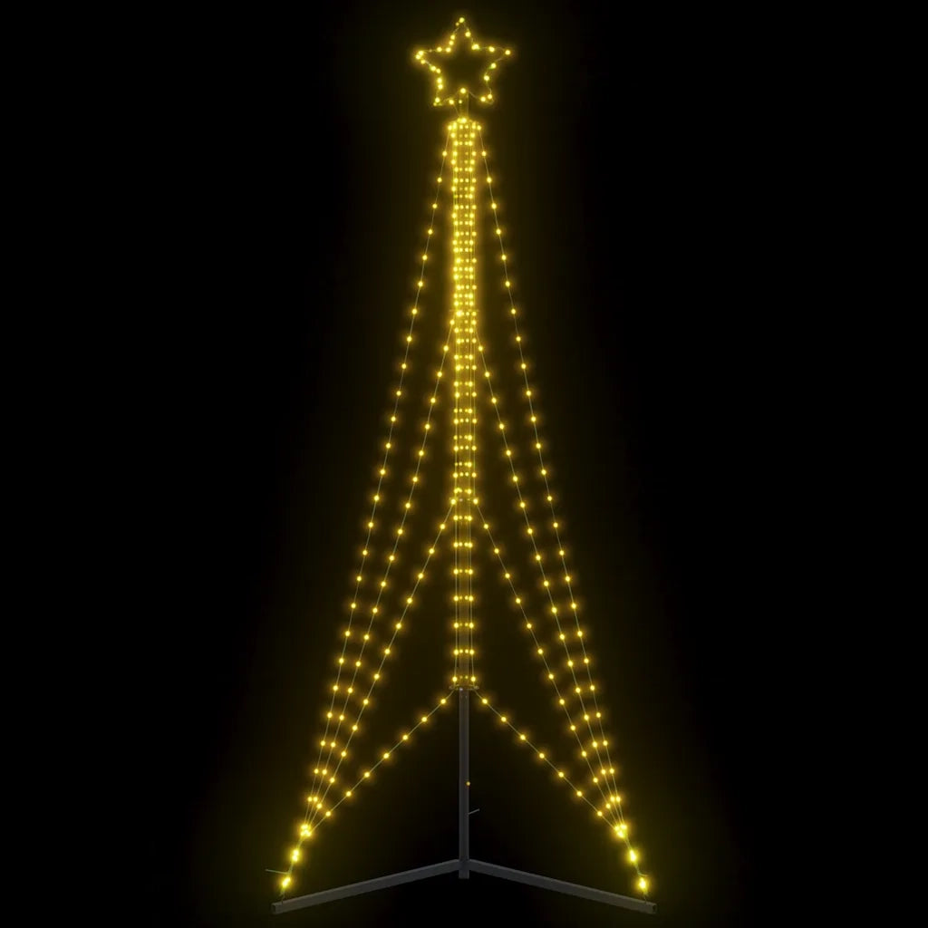 Albero di Natale | Decorazioni natalizie a LED 483 LED Bianco Caldo 240 cm