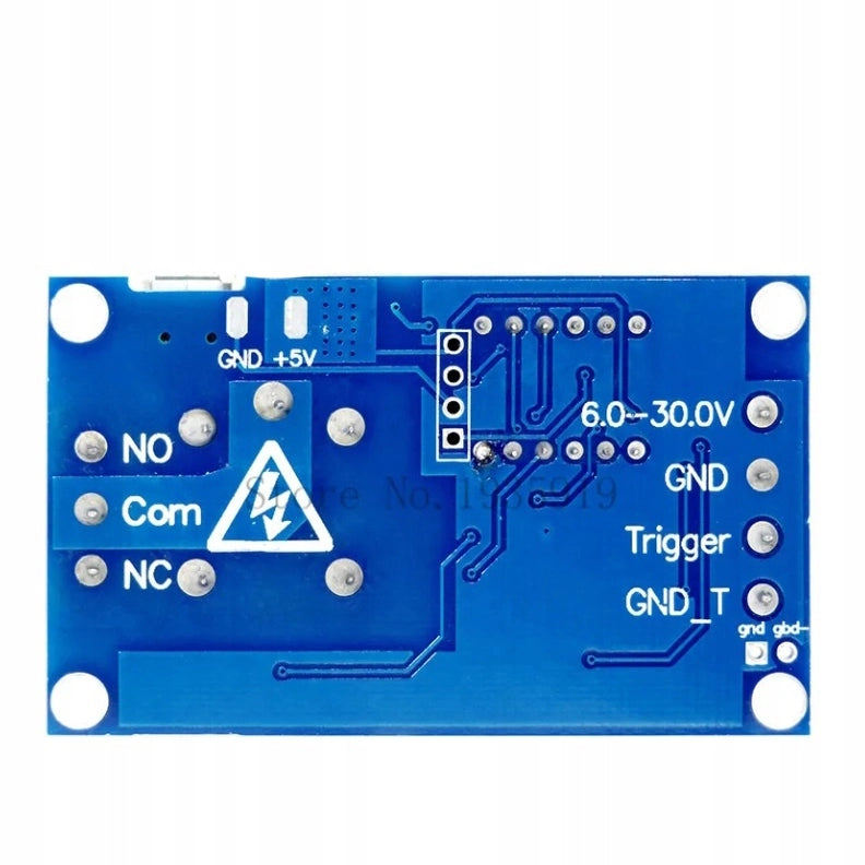 Modulo Relè Temporizzato Micro USB – Alimentazione 6V-20V o Micro USB 5V | Intervallo 0-999 Minuti