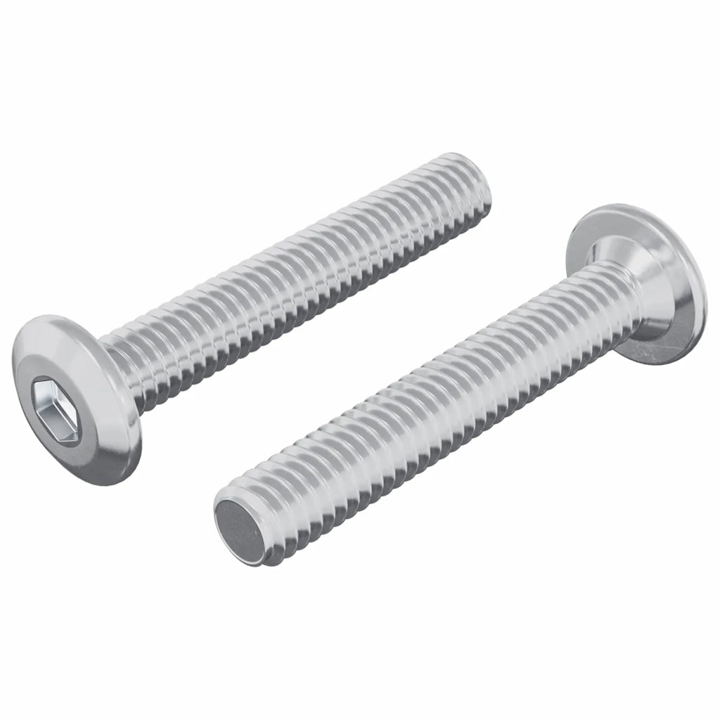 Vite con Testa Bloccante 2 pz Argento M6 x 35 mm Acciaio CFW9522836