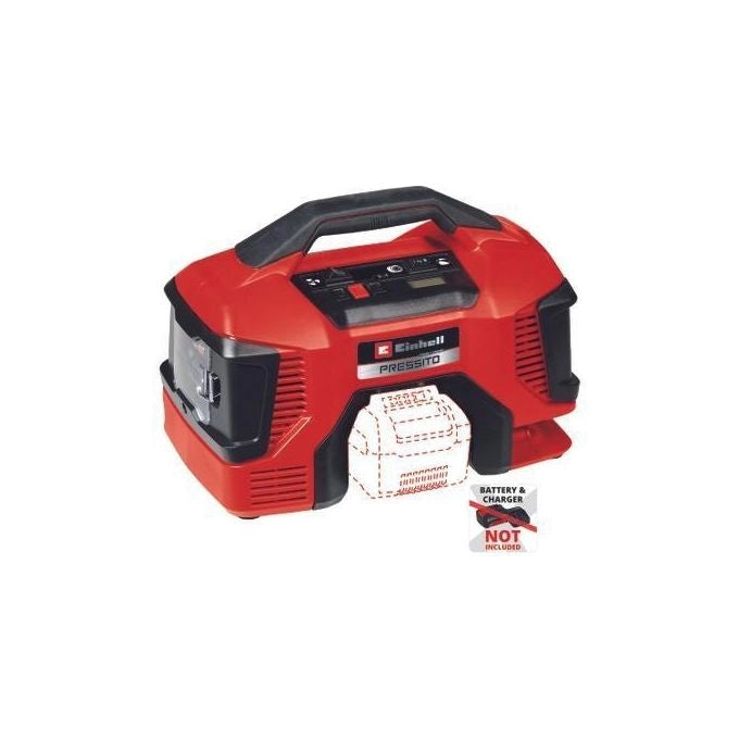 Einhell PRESSITO 18/21 compressore ad aria 21 l/min Batteria