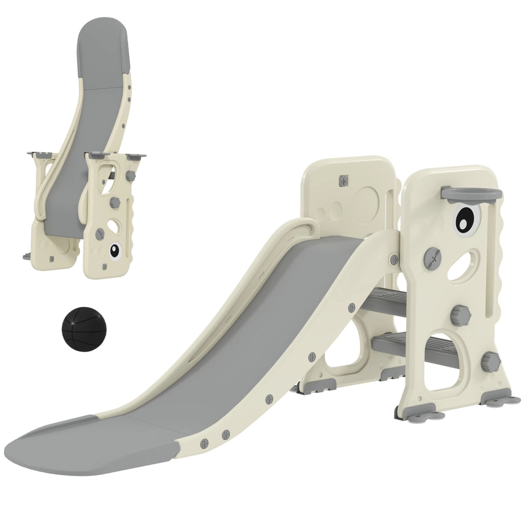 Scivolo per Bambini con Arrampicata e Canestro ¨C zephmum ¨C Verde