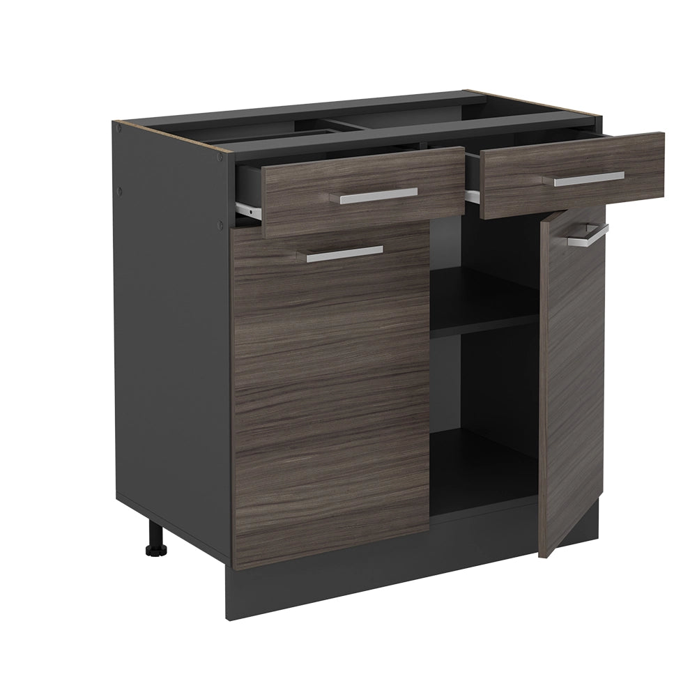 Vicco Mobiletto base per cucina Grigio nobile 80 cm , PL Antracite