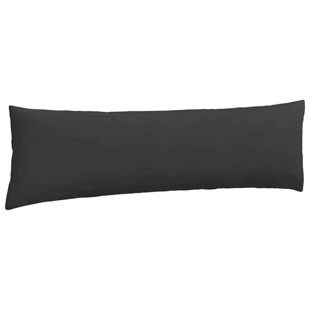Cuscini da Divano 2 pcs Nero 145 x 40 cm Tessuto 42013857