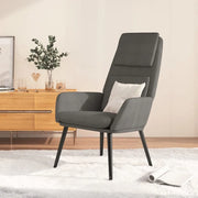 Poltrona Relax Grigio Chiaro in Tessuto 341312