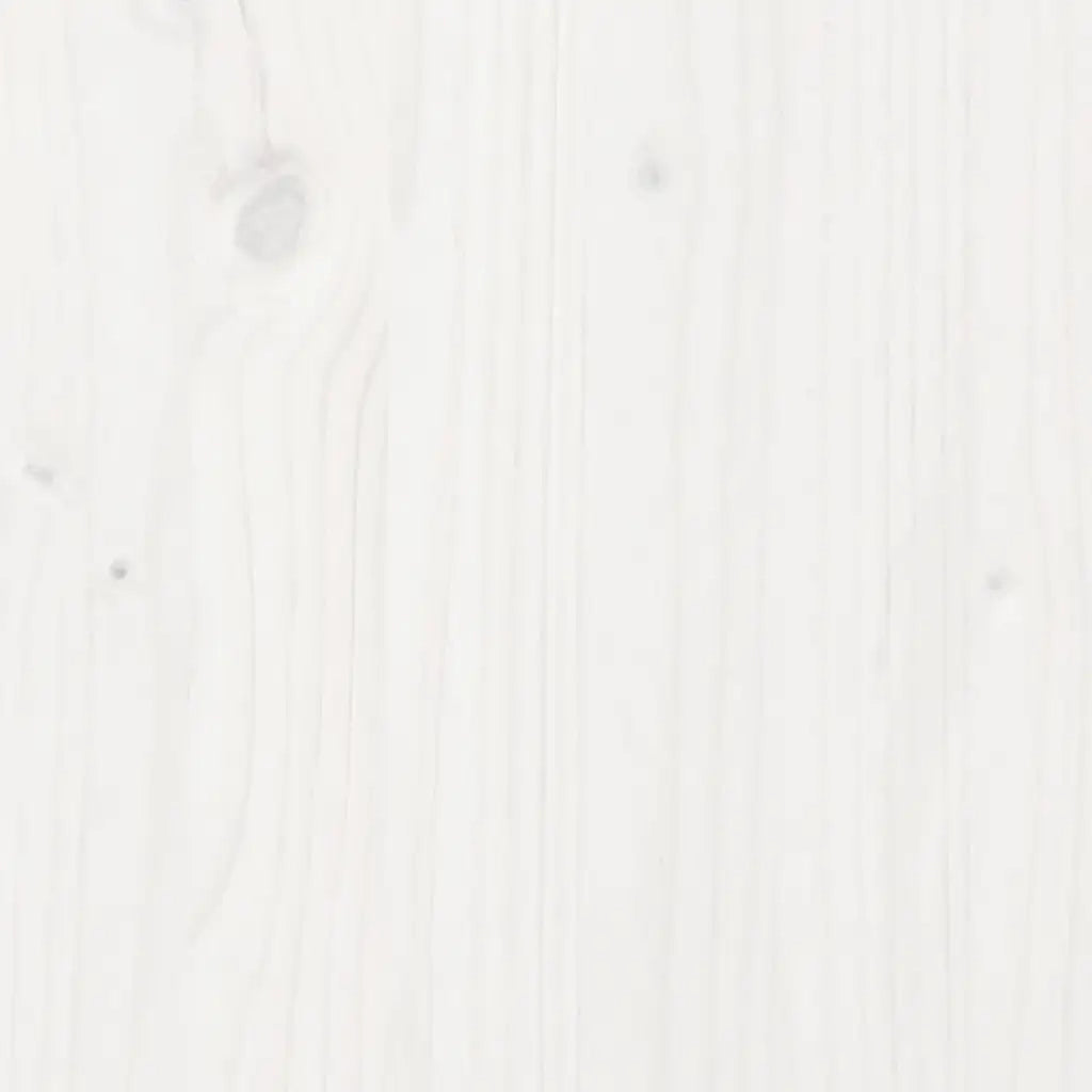 Giroletto senza Materasso Bianco 200x200 cm Legno Massello Pino 3309723