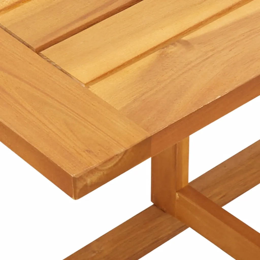 Tavolo da Balcone Pieghevole 90x60x72 cm Legno Massello Acacia 364897