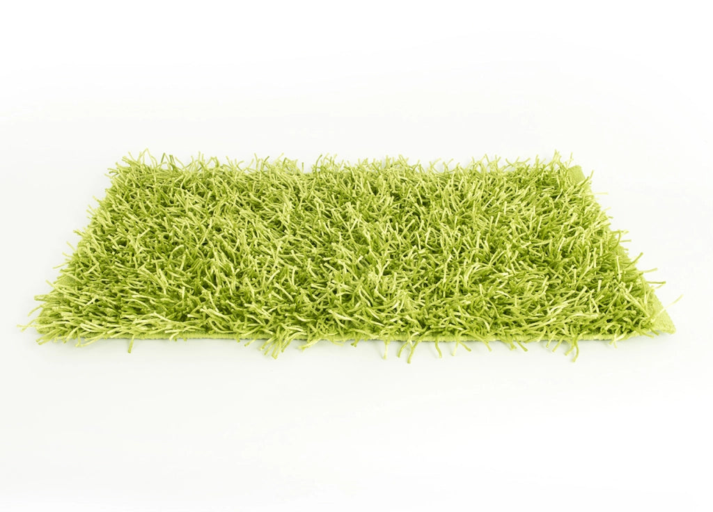 Tappeto Da Cucina E Da Salotto Modello Shaggy - 200x200cm - Verde acido