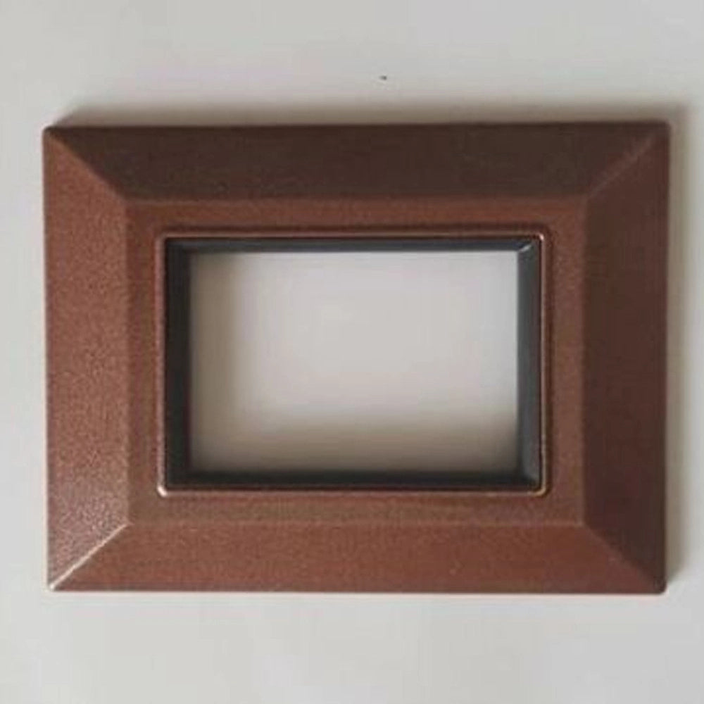 Trade Shop - Placca Placchetta Placchette Compatibili Per Serie Axolute Bticino Colorate Sq - Rame -4 Fori     -