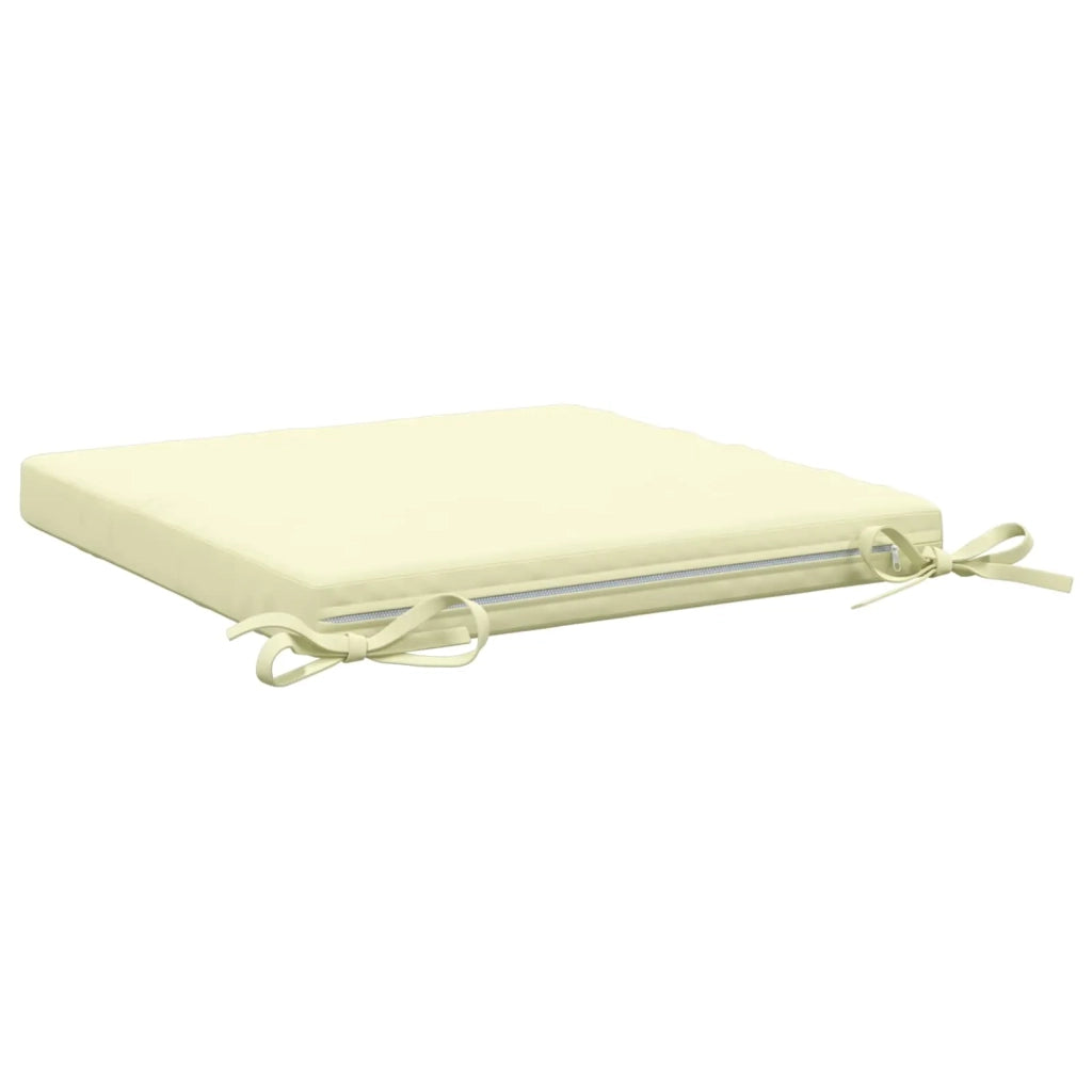 Cuscini per Sedia in 4 Pezzi SOEST 4 pz 100% Poliestere Crema 944457