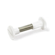Viti di colegamento in plastica bianca 34 - 40 mm. 4 pz.