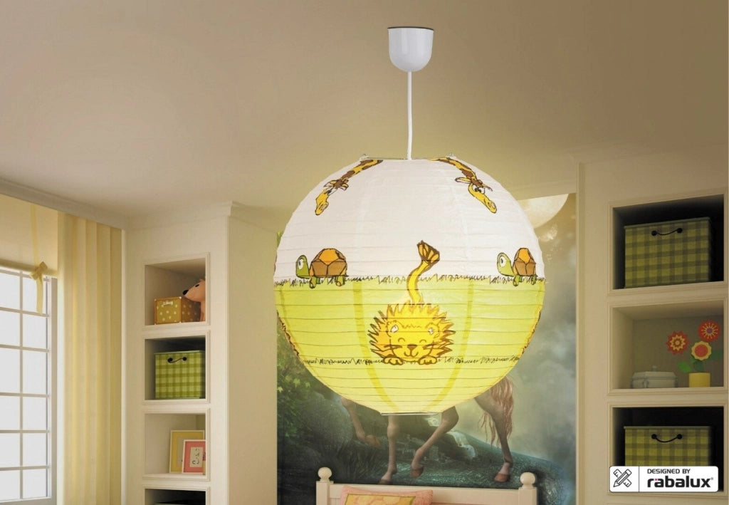 Paralume carta sfera 40 cm multicolore Leon Rabalux