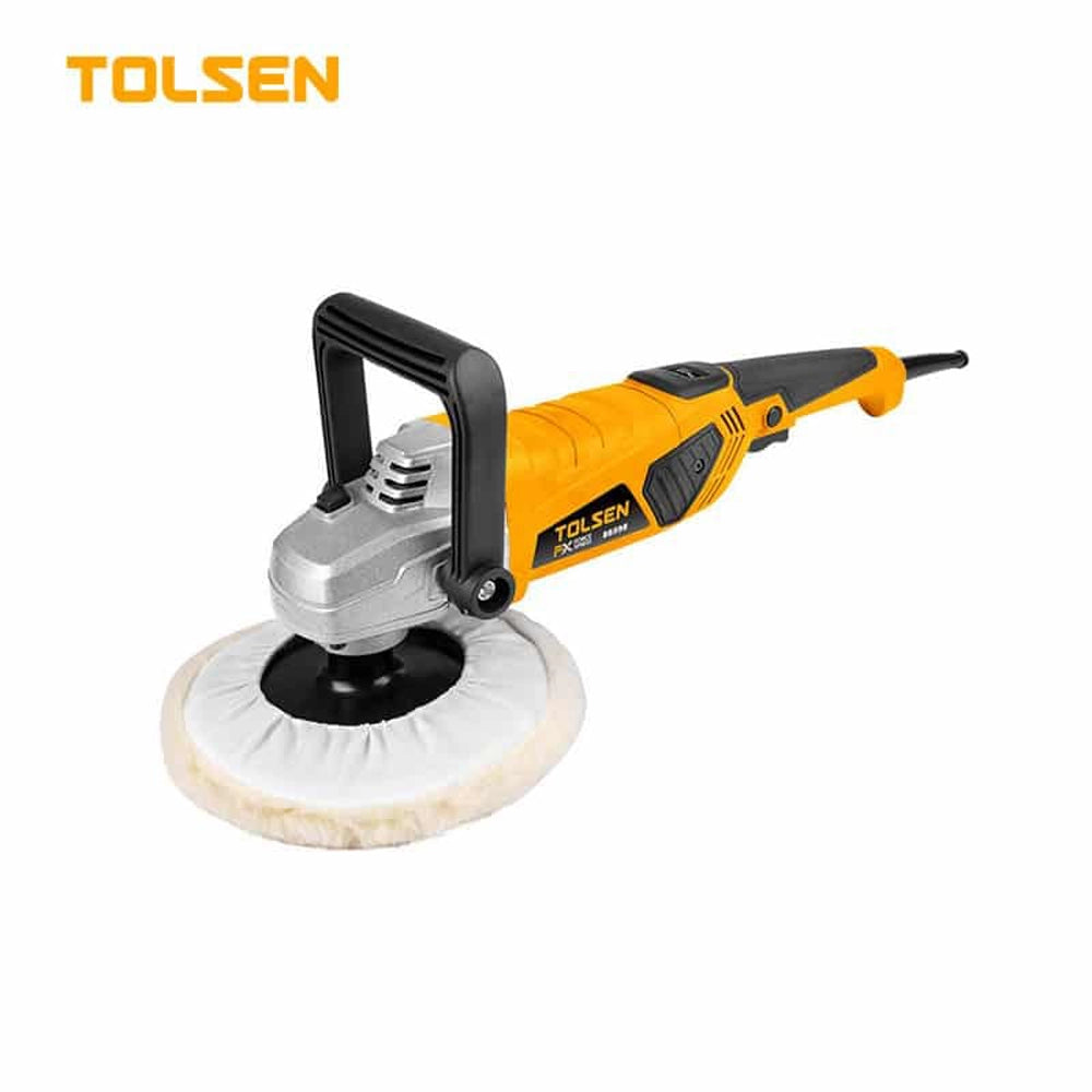 LUCIDATRICE ANGOLARE 1400W Ø180mm MANDRINO M14 + PLATORELLO TOLSEN