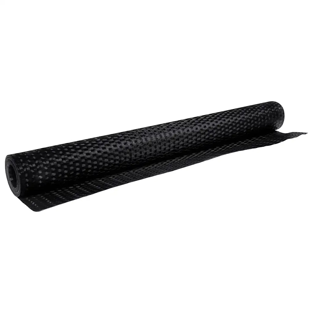 Schermo da balcone | Paravento da Balcone Nero 500x100 cm in Polyrattan
