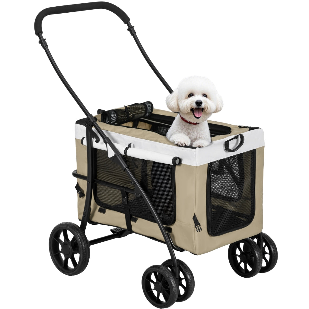 Cuscino per Cane Pieghevole con Vagone ¨C Minimal ¨C Caqui