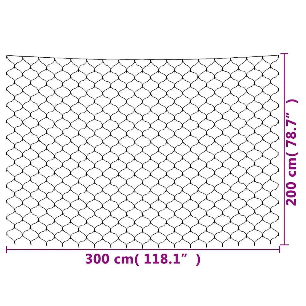 Luci di Natale Rete Bianco Freddo 3x2m 204 LED Interni Esterni CFW4852182