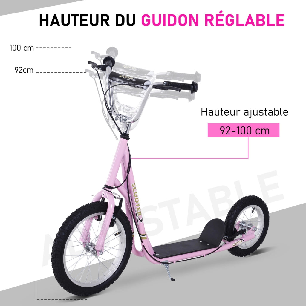Trottinette per Bambini ¨C zephmum ¨C Rosa Acero