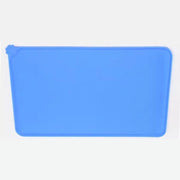 Mat di silicone per animali domestici, bordi alti per prevenire spremitura, facile da pulire, piastra antiscivolo per cani e gatti per evitare rifiuti da ciotole e fonti di acqua sul pavimento (55*38cm) - blu
