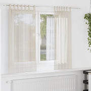 Tende in Voile con Linguetta 2 pz Crema 4102267