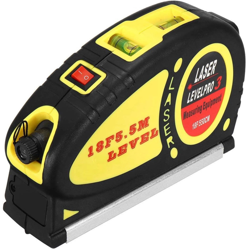 Trade Shop - Livella Laser Metro 5mt Multifunzione Pro Lv03 Di Precisione Professionale -