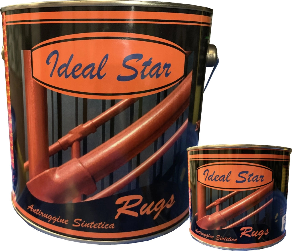 ANTIRUGGINE SINTETICA 'RUGS' IDEAL STAR 2,5 lt - Rosso - IDEAL STAR