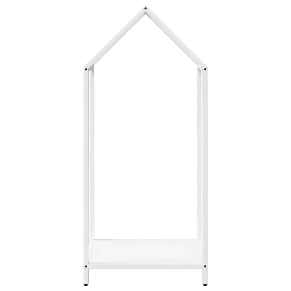 Rastrelliera per Legna da Ardere Bianca 40x25x90 cm 864296