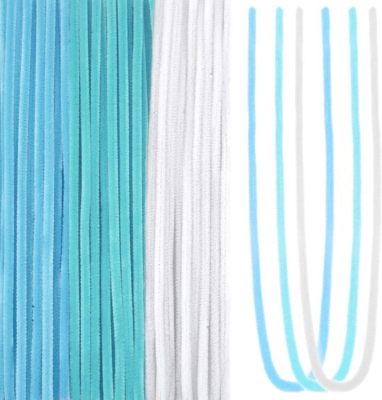 Pijpenragers 300 pezzi - 60 cm di lunghezza - Tubo flessibile - Filo a chenille - Filo di cucito - Progetti creativi