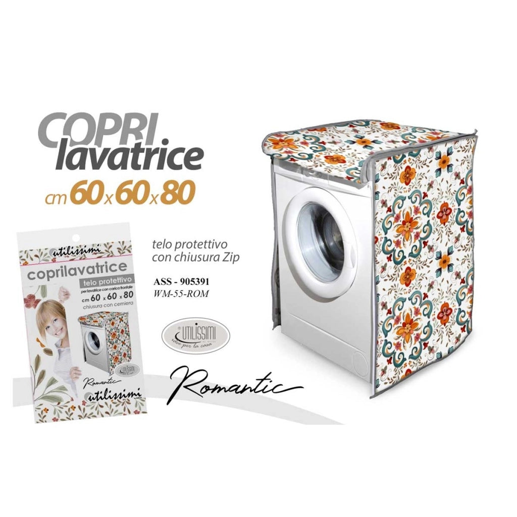 Copri lavatrice con zip cm 60x60x80 h