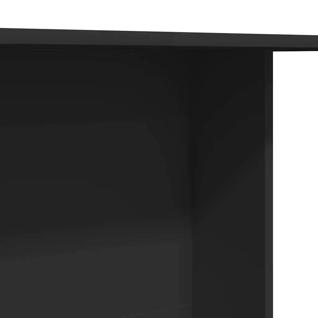 Tavolo da pranzo 110 x 60 x 75 cm Legno ingegnerizzato Nero 863161