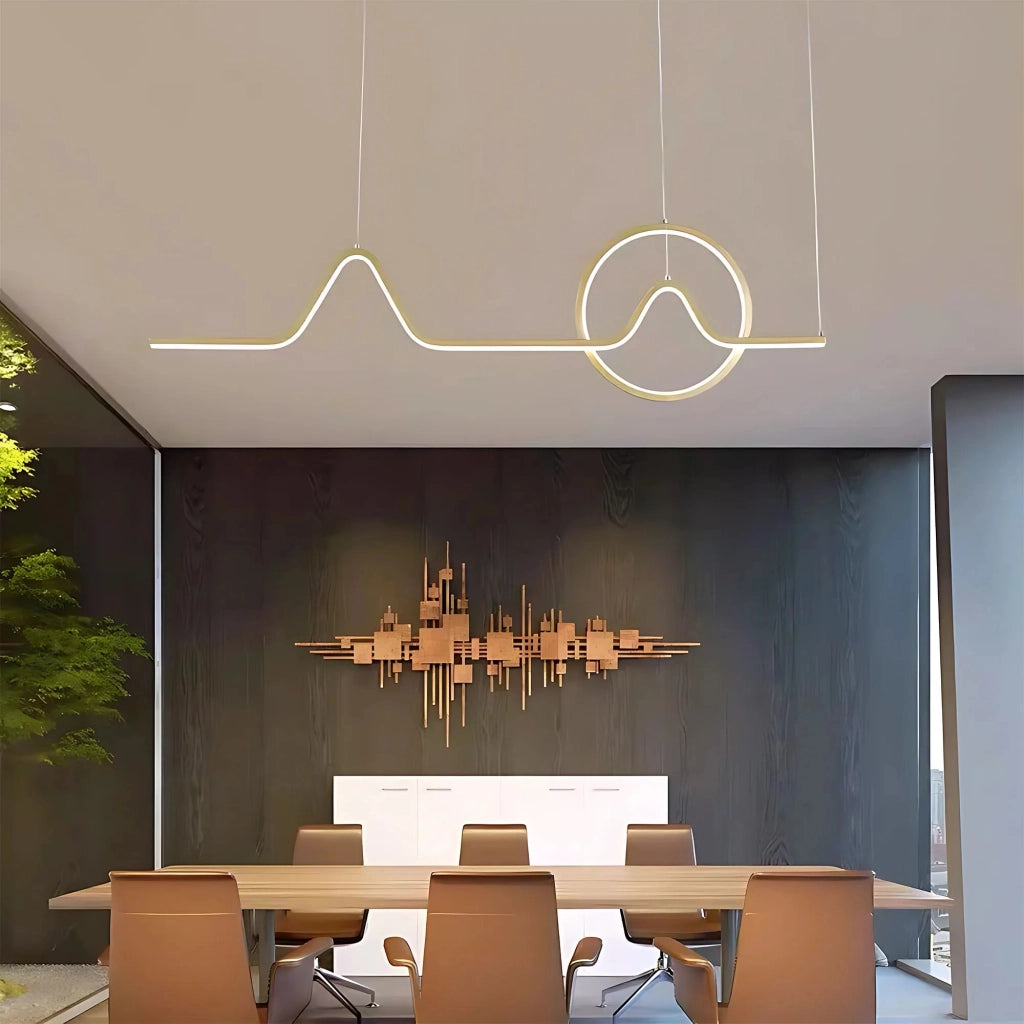 Lampada Led Lhj022-cp 120 Cm Gold