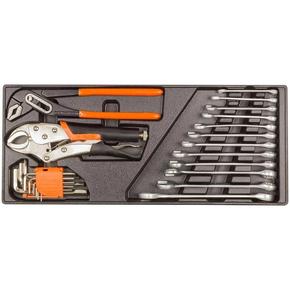 Trade Shop - Cassetta Attrezzi Valigetta Porta Utensili 85 Pezzi Completa Professional Tools -