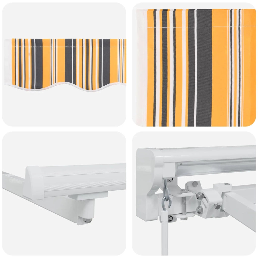Cornice per Tenda Manuale con LED 2,5 x 2 m 3420507