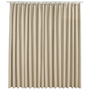 Tenda Oscurante con Ganci Beige 290x245 cm