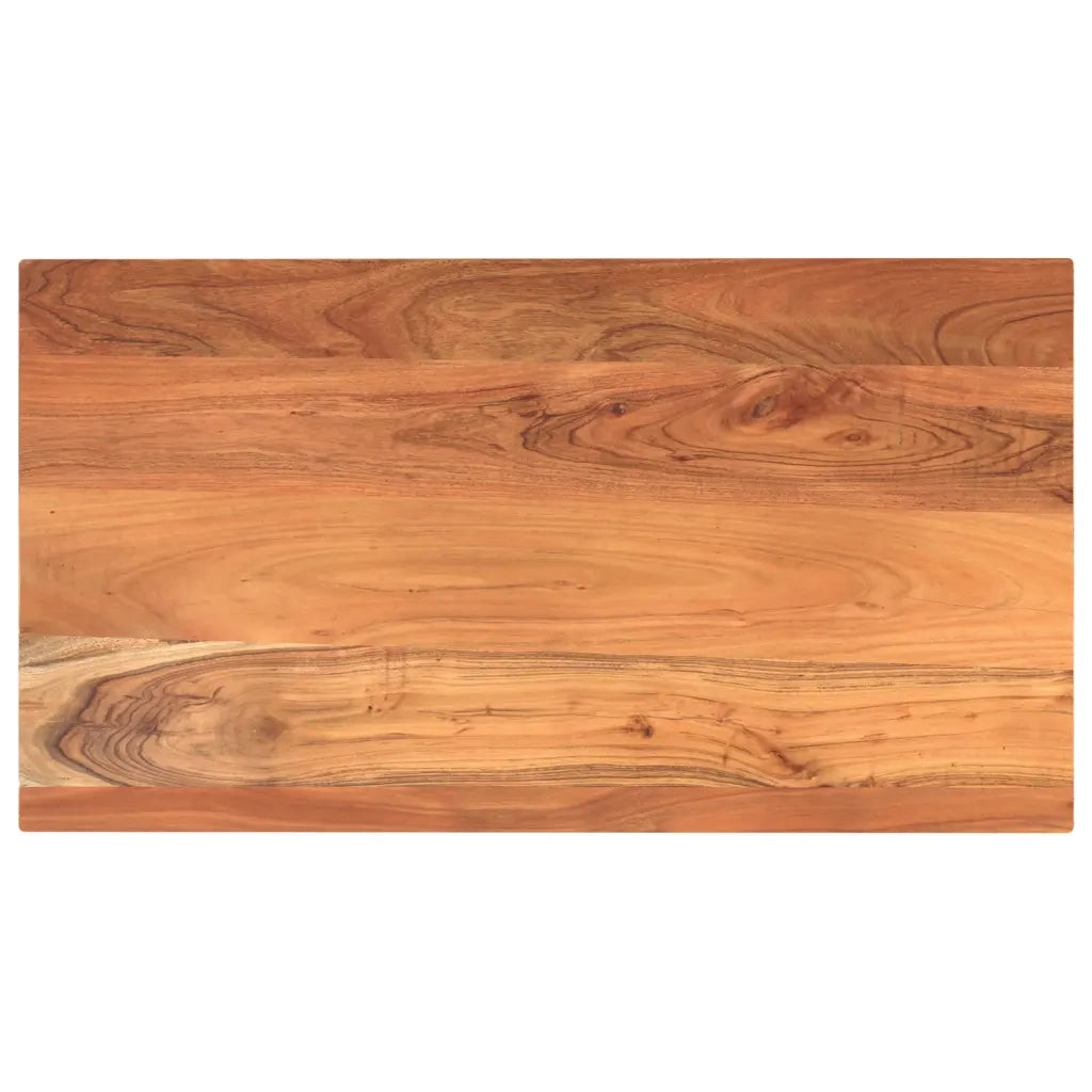 Piano Tavolo 120x60x2,5 cm Rettangolare Legno Massello Acacia 370930
