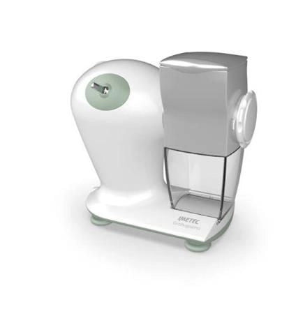 Imetec 7480 grattugia e spiralizzatore elettrici grattugia elettrica verde, bianco