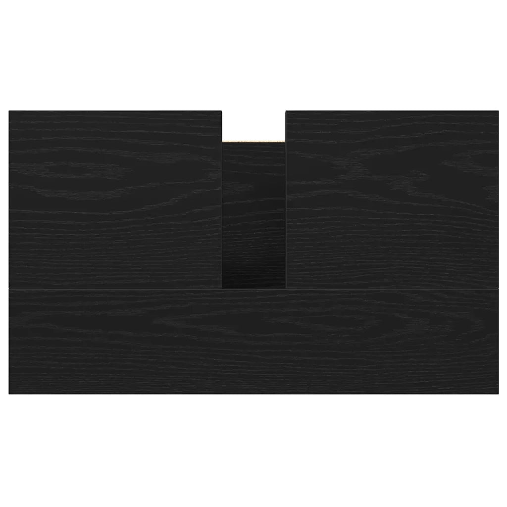 Mobile Lavabo da Bagno Nero 60x34,5x60 cm 861892